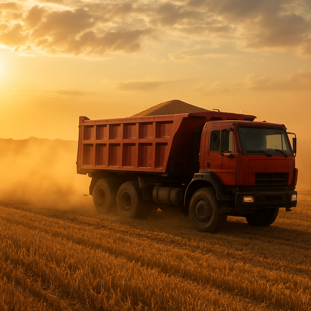Caçamba basculante reforçada para frota agrícola