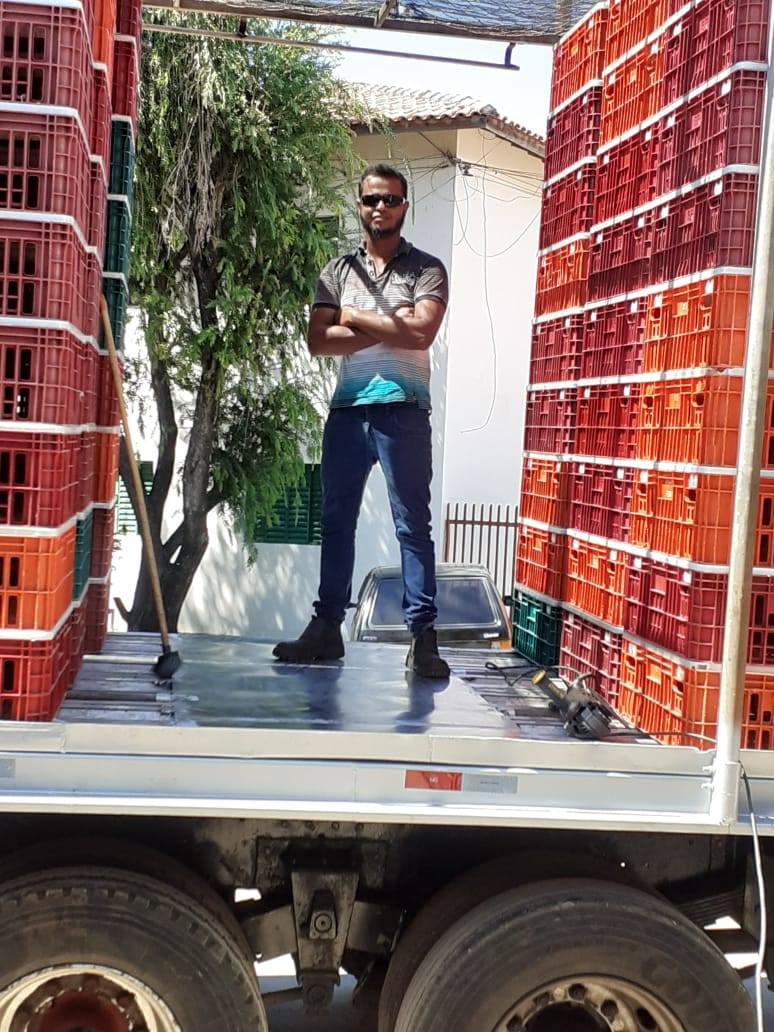 Carroceria tanque em aço inoxidável